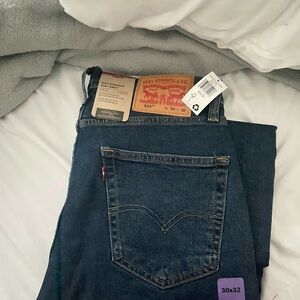 Levi's Men's Dark Blue Straight Jeans